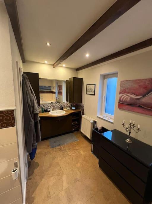 Luxurioeses Ferienhaus Am Ems Jade Kanal 桑德 外观 照片