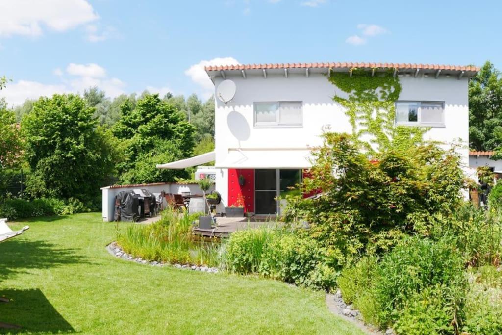 Luxurioeses Ferienhaus Am Ems Jade Kanal 桑德 外观 照片