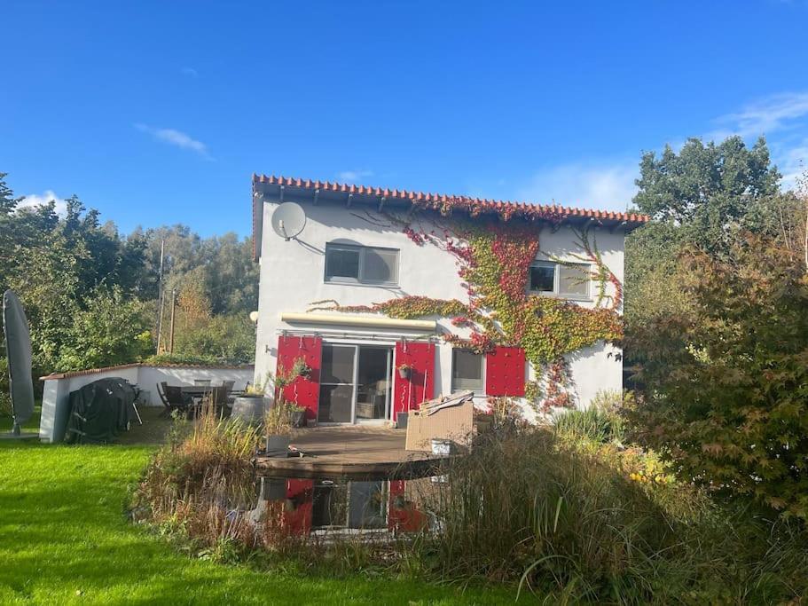 Luxurioeses Ferienhaus Am Ems Jade Kanal 桑德 外观 照片