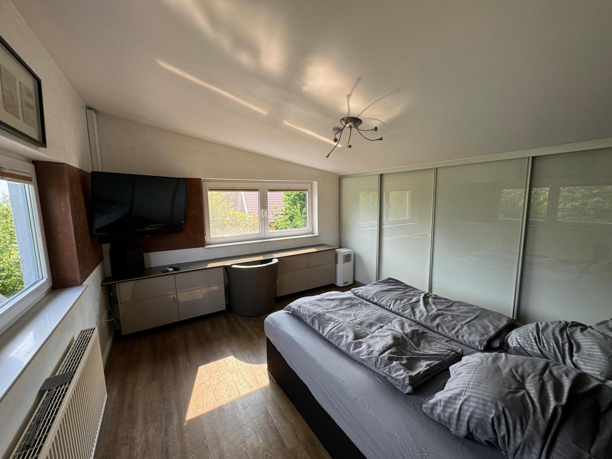 Luxurioeses Ferienhaus Am Ems Jade Kanal 桑德 外观 照片