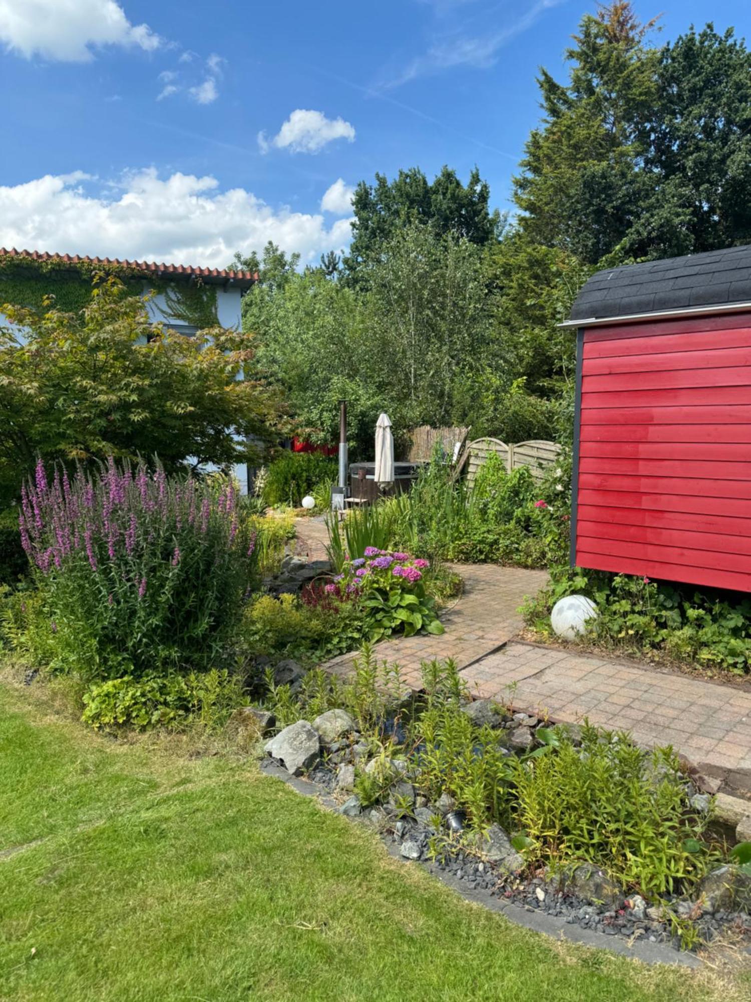 Luxurioeses Ferienhaus Am Ems Jade Kanal 桑德 外观 照片