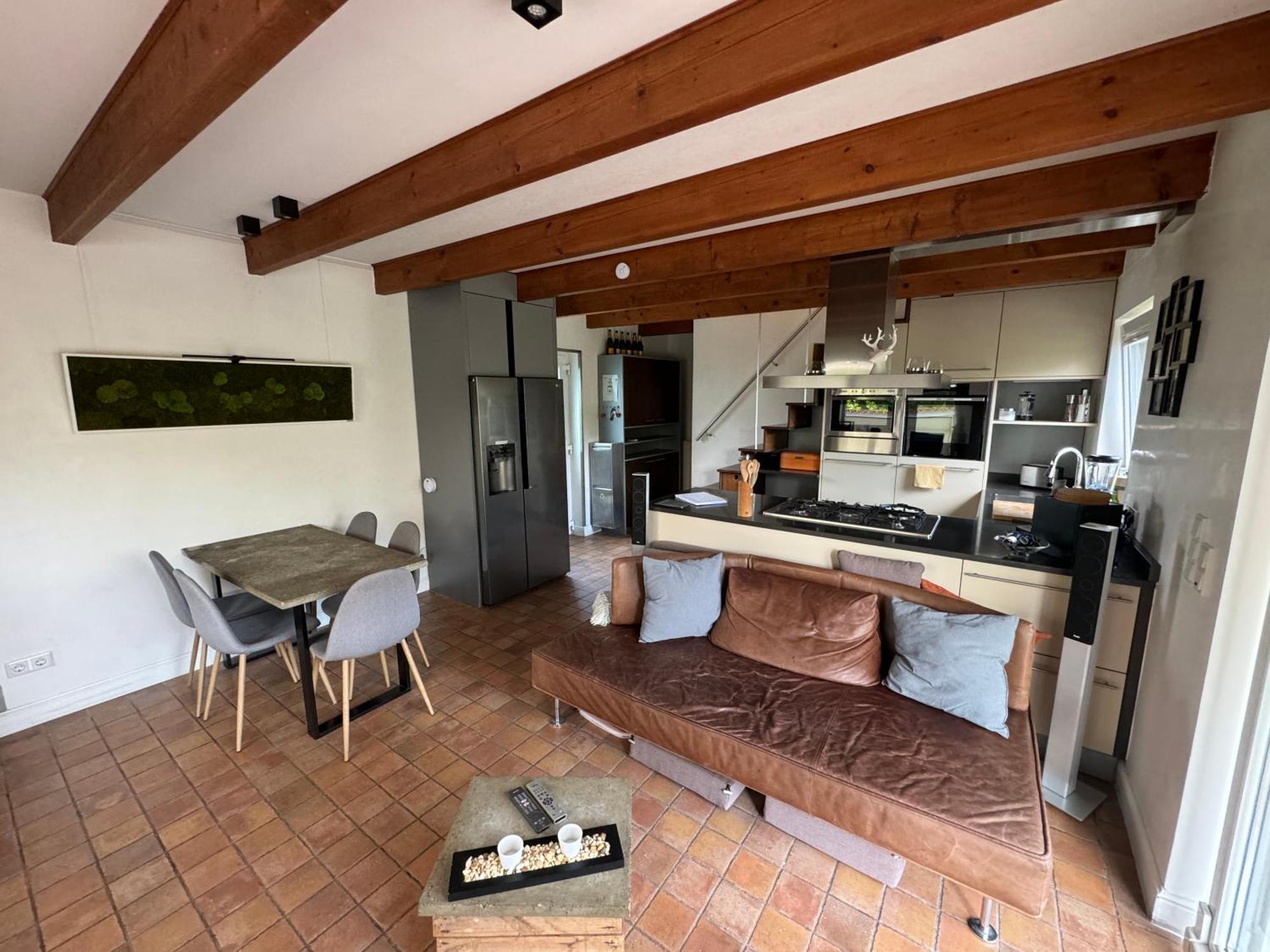 Luxurioeses Ferienhaus Am Ems Jade Kanal 桑德 外观 照片